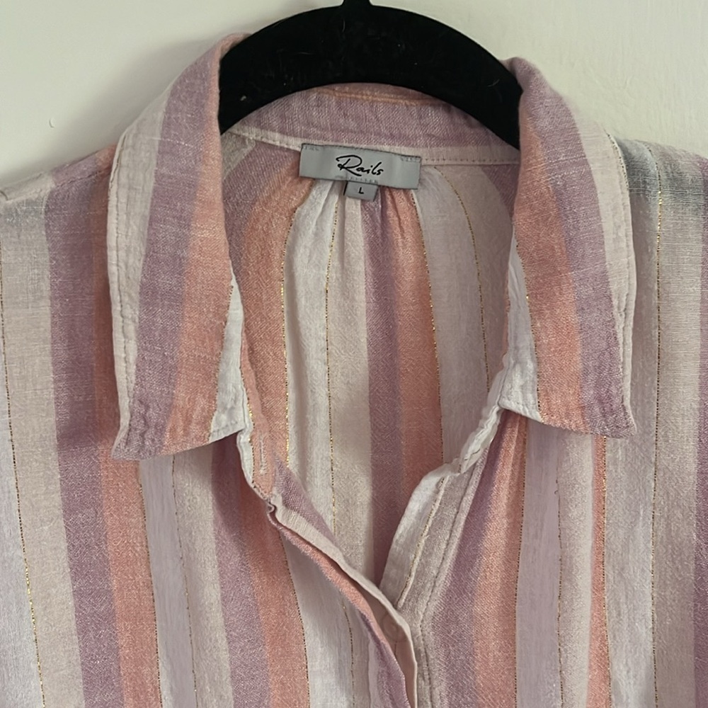 Rails Alyssa Top In Dusk Stripe - L - image 4